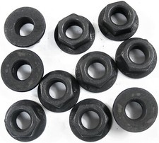 Gm Flange Nuts- M10-1.50 Thread- 15mm Hex- 21mm Flange- 10 Nuts- 198 Gm Flange Nuts- M10-1.50 Thread- 15mm Hex- 21mm Flange- 10 Nuts- 198