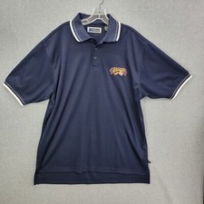 Holloway Polo Shirt Mens XL Blue Short Sleeve Performance Stretch germany
