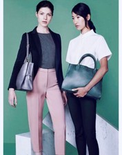 Rabeanco Starlet Tote Bag $495 Green Leather Satchel Minimalist Handbag Purse