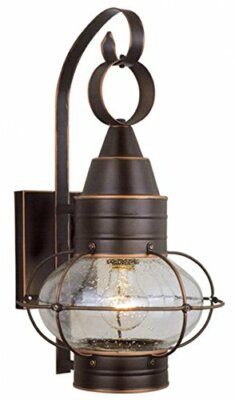 Vaxcel One Light Outdoor Wall Light OW21891BBZ One Light Outdoor Wall Light
