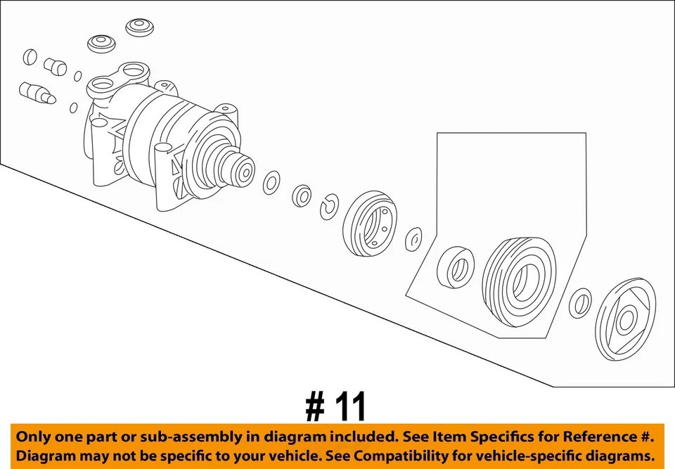 Compresor de aire acondicionado usado se adapta a: camioneta GMC Sierra 1500 2007 gasolina grado A Foto 4 de 4