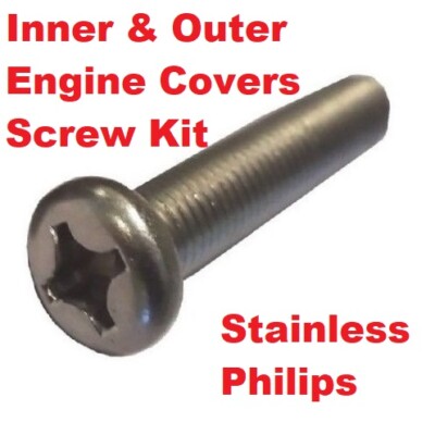 Honda C70 - FULL Engine Covers Kit - A2 Philips Head Screws