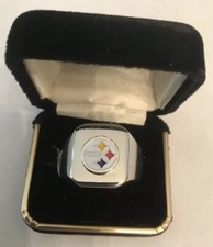New Men s Heavy Stainless Steel Pittsburgh Steelers Ring