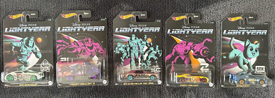 Hot Wheels Cars- Disney Pixar Lightyear Series (2022) - Complete Set of 5