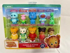 Daniel Tigers Neighborhood Friends and Stuffies Figure Set Kids Gift Toy 10 Pack