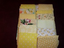 Shades of yellow Jelly Roll Strips 40 pieces 2 1/2" x 40"