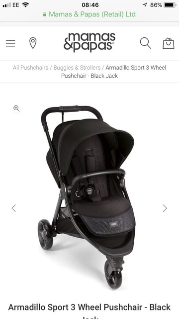 armadillo sport 3 wheel pushchair
