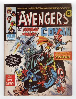 1969 MARVEL AVENGERS #70 & CONAN THE BARBARIAN #25 SQUADRON SINISTER RARE KEY UK