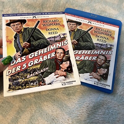 Das Geheimnis der fünf Gräber (Backlash)  [Blu-ray] Richard Widmark, Donna Reed