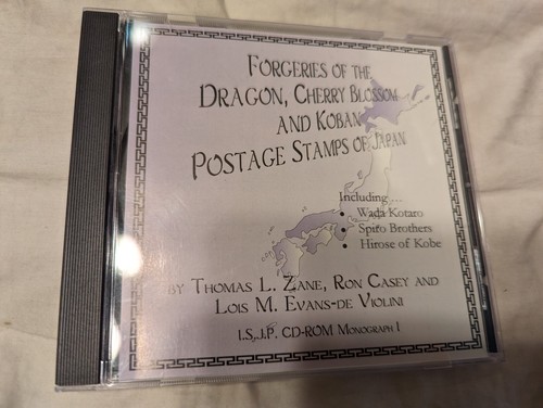 Studium der Fälschungen früher japanischer Briefmarken Drache, Kirschblüte - CD-ROM