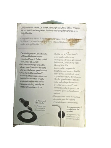 Bracketron PwrUp Qi Magnet Mount Fast Wireless Charge  BT2-653-2 Block - Picture 3 of 8