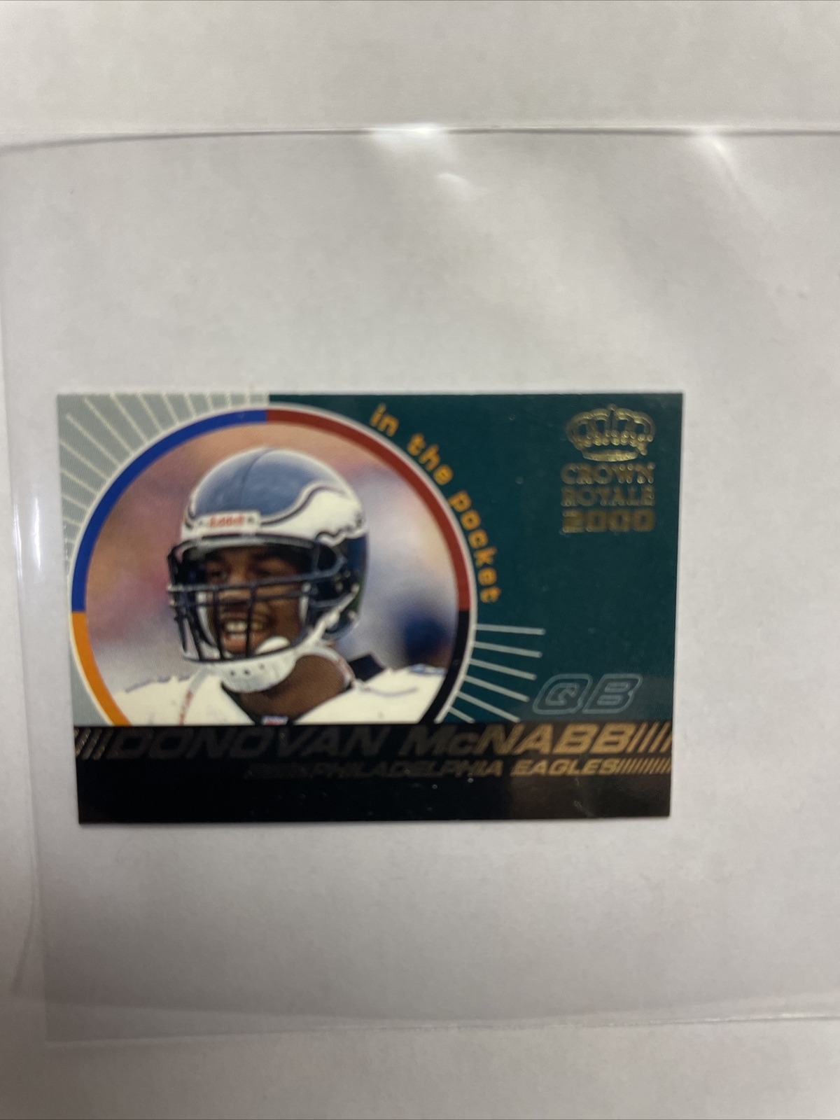 2000 Pacific Crown Royale Donovan McNabb In The Pocket  Mini #10 Minty!