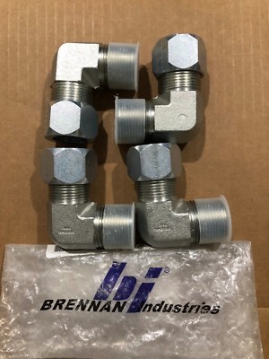 4 BRENNAN C2501-16-16-FG 90 DEG ELBOW Forged / 16BT-16MP ELB FORG Free Shipping