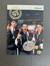 1992-93 Upper Deck Hockey #584 Adrian Aucoin / Martin Lapointe / Tyler Wright