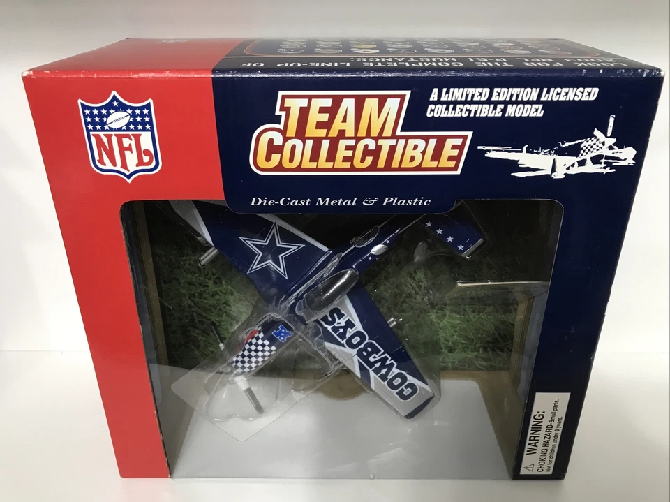 Avión Mustang Dallas Cowboys Die Cast P-51 escala 1:48 NUEVO EN CAJA RARO 0003/2500 Foto 4 de 4