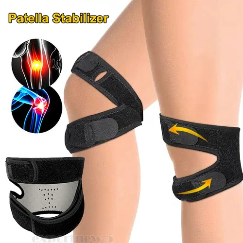 Patella Stabilizer Knee Support Strap Tendon Brace Pain Rellief Sport Warp Belt - Picture 1 of 32