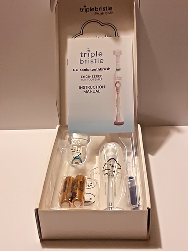 Triple Bristle Original 3-sided Sonic Electric Toothbrush New (Starter Kit)