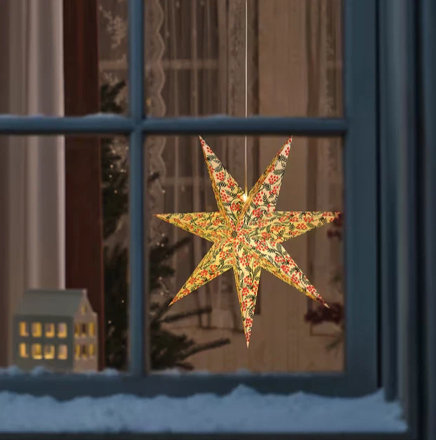 IKEA STRALA звезда Берри свет подвеска абажур, Рождественское украшение красный - Изображение 3 из 4