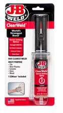 J-B Weld 50114H ClearWeld 0.47 oz. QUICK SET Epoxy Syringe High Strength 5 min