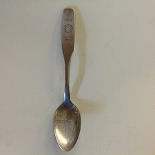 Vintage 1967 Montreal Canada Expo 67 Souvenir Silverplate Miniature Spoon Logo 
