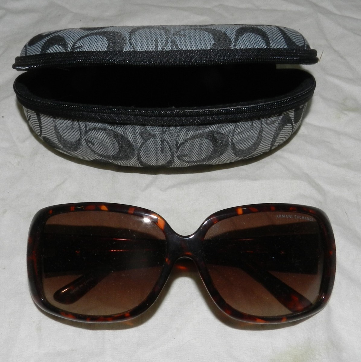Pair of Armani Exchange Sunglasses with Tortoise Shell Style  display picture 1