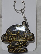 Handmade Teacher Resin Keyring, Blessed Teacher, Black And Gold