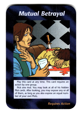 Mutual Betrayal Card Unlimited INWO Illuminati New World Order