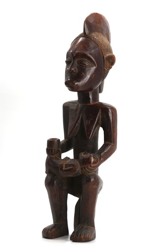 Central African Wood Maternity Figure - 第 3/8 張圖片
