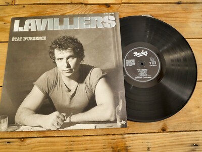 BERNARD LAVILLIERS EMERGENCY ETAT LP 33T VINYL EX COVER EX 1983 ORIGINAL
