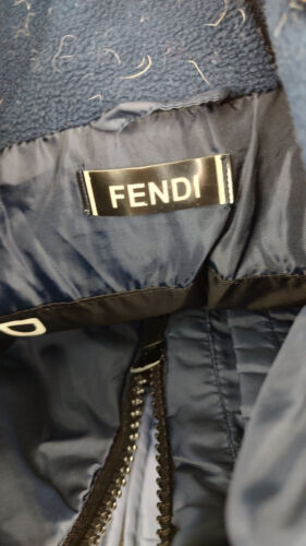 FENDI GIUBBINO PIUMINO DONNA TG. 48 JACKET DOWN WOMAN ITALY CASUAL VINTAGE - Photo 11 sur 12