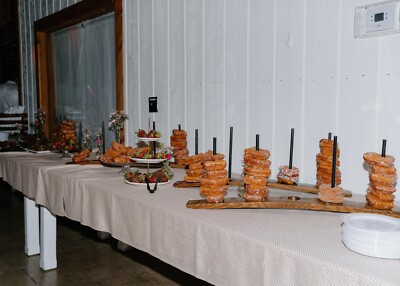 Bourbon Oak Barrel Stave Donut Holder Whiskey Large Size