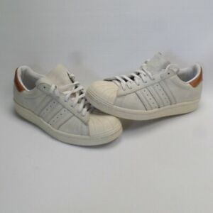 Adidas Originals Superstar 80s Off White Leather Shell Toe Trainers Unisex Uk 7 Ebay