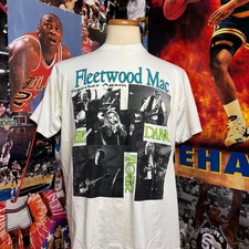 Vintage 1997 Fleetwood Mac The Dance Tour White Band Tee Rock 90s Sz XL