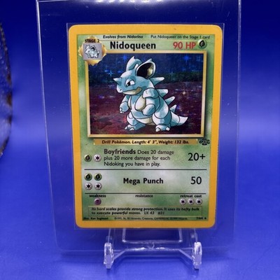 NIDOQUEEN - ERROR - NO JUNGLE SYMBOL - 7/64 - Rare - Holo - 1999 Pokémon Cards