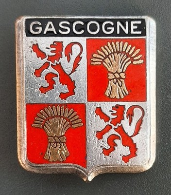 Abzeichen Air GB GASCOGNE Emaille Drago glatter Rücken Dien Bien Phu Indochina Badge