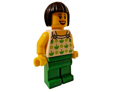 Lego Minifigur twn350 Frau Town Stadt City aus 40198 Ludo Game von 2018