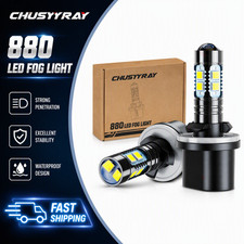 For Pontiac Montana 2000 2001-2005 - 2x Led Fog Light Bulbs 6000k Super White