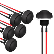 12Mm Momentary Push Button Switch Mini round Switch Waterproof 1A 250V AC SPST N