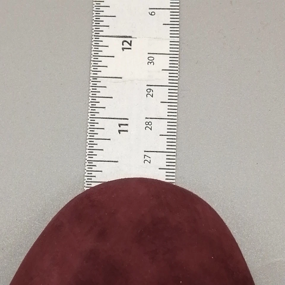 fs ny Zapatos Mujer Bomba Copla Tacón Grueso Borde Festoneado Cojín Vino 8 Foto 3 de 4