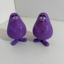 Vintage 1995 McDonald's happy meal toys grimace includes two