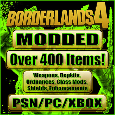  Borderlands 4   Modded and God Roll Items - Over 400+ Modded Item Bundle