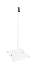 Rockville RLF2 WHITE 10 Foot Solid Base Speaker/Lighting/Projector DJ Stand+Bag