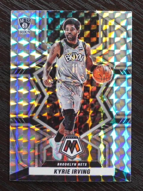 2021-22 Panini Mosaic Kyrie Irving #81 Mosaic Prizm Brooklyn Nets