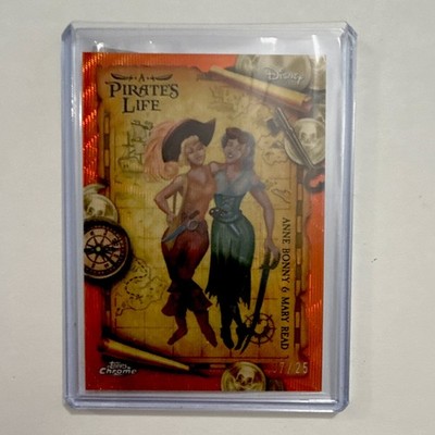 Topps Chrome Disney A Pirate's Life POTC-7 Anne Bonny & Mary Read 07/25  