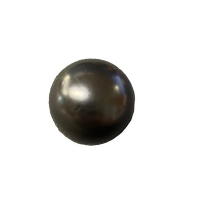 (12 Pack) 1-1/4'' Ball Top Knob Flat Black