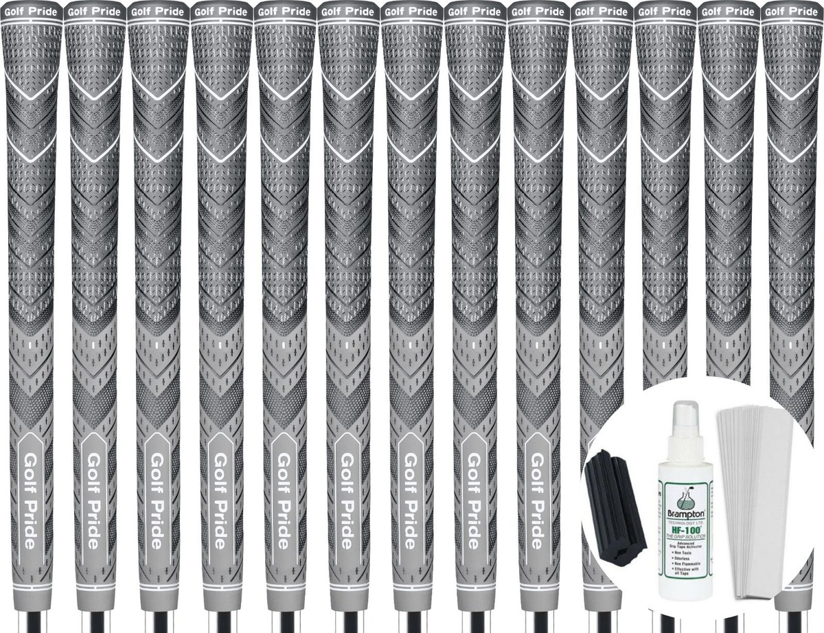 Golf Pride MCC Plus4 Gray Standard Grip - Set of 13 With