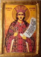 Saint Stephen Stefan The Great of  Moldova Catholic & Eastern Orthodox Icon