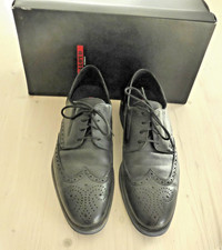 Schnürschuh LLoyd, schwarz, Gr. 8, Budapester, Extraweit, Neuwertig