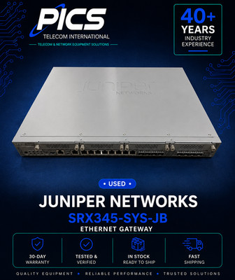 Juniper Networks SRX345-SYS-JB Ethernet Gateway - Gray