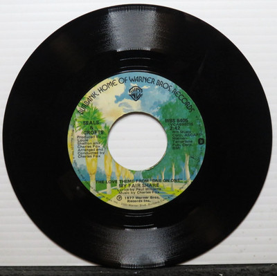 SEALS & CROFTS MY FAIR SHARE/EAST OF GINGER TREES (VG) WBS-8405 45 RECORD